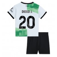 Liverpool Diogo Jota #20 Auswärts Trikotsatz Kinder 2023-24 Kurzarm (+ Kurze Hosen)